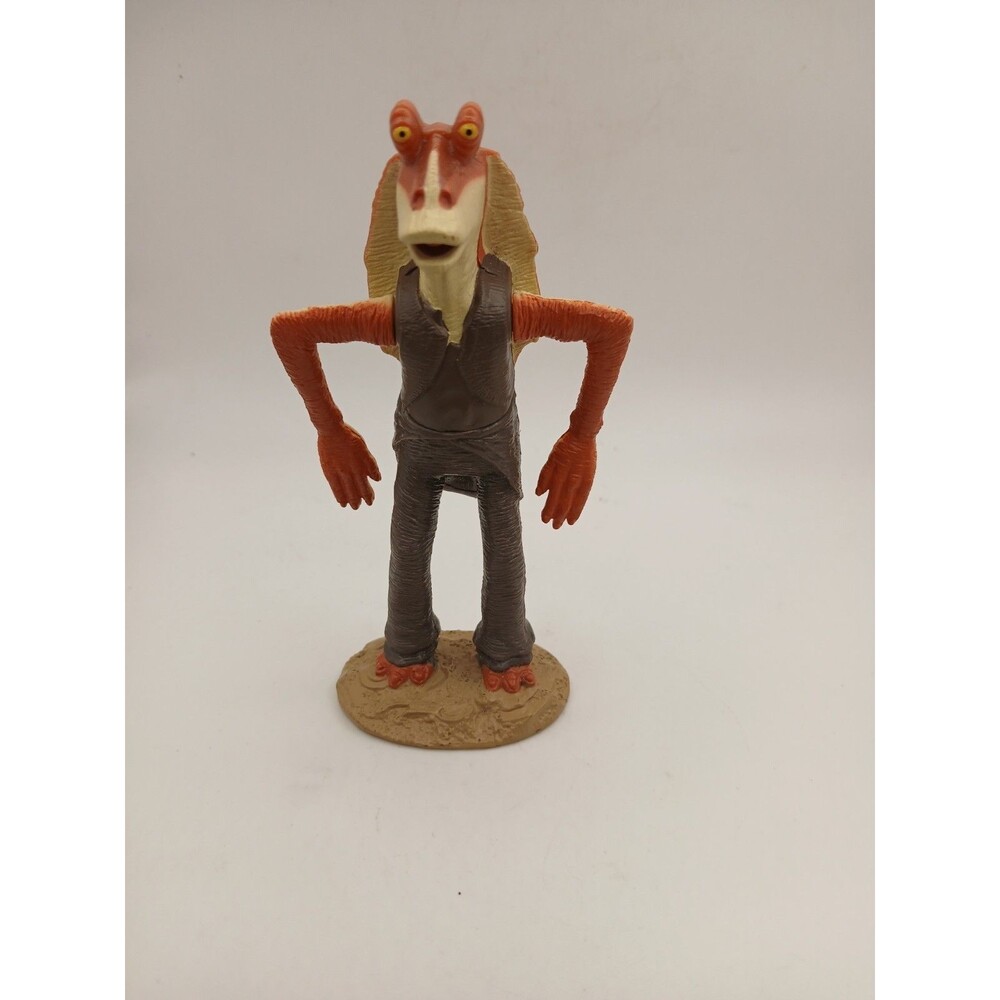 2002 Jar Jar Binks Star Wars Applause The Phantom Menace Figure w/ Moving Arms